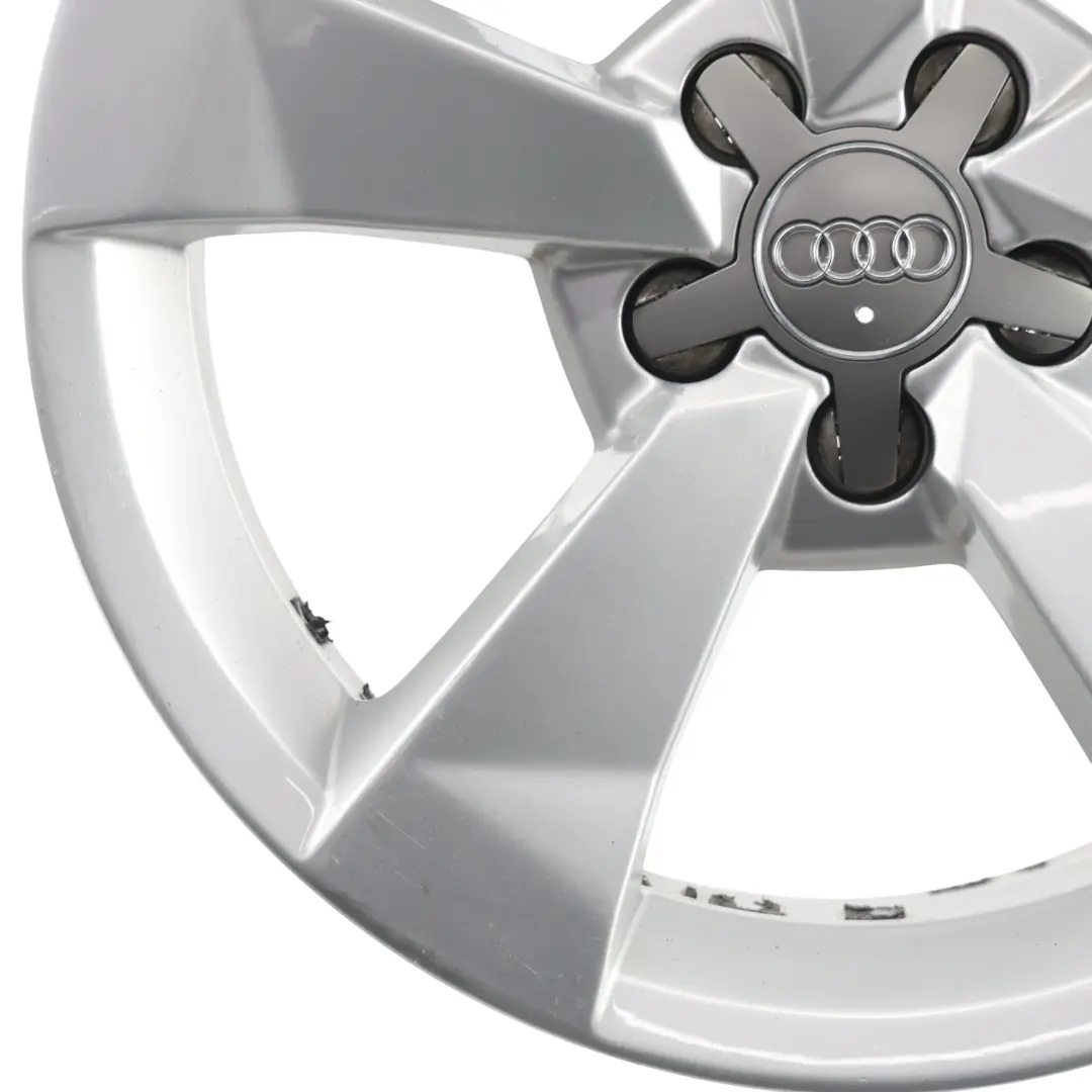Rim Alloy Silver 16" 7J ET:34 Star Spoke to Audi A1 8X Wheel with Part number 8XA601025A Audi A1 8X Wheel Rim Alloy Silver 16" 7J ET:34 Star Spoke - SKU 8XA601025A-3 - Part number 8XA601025A
