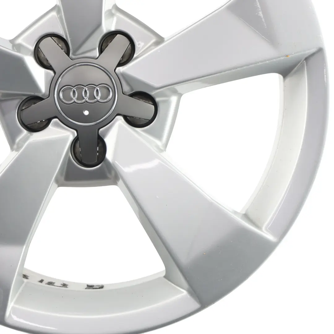 Rim Alloy Silver 16" 7J ET:34 Star Spoke to Audi A1 8X Wheel with Part number 8XA601025A Audi A1 8X Wheel Rim Alloy Silver 16" 7J ET:34 Star Spoke - SKU 8XA601025A-3 - Part number 8XA601025A