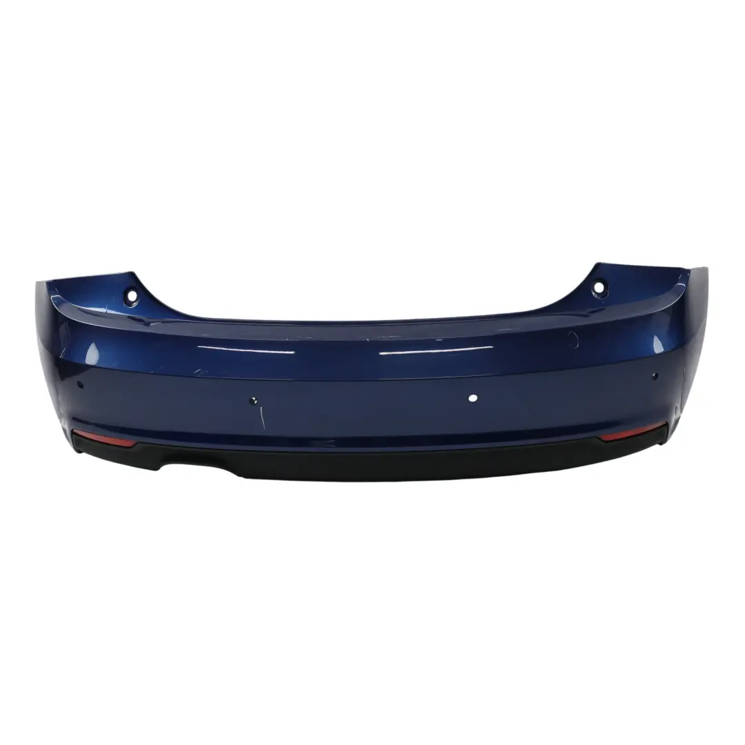 Audi A1 8X Rear Bumper Panel Parktronic Scuba Blue Metallic - X5Q - SKU 8XA807067A-SCB - Part number 8XA807067A
