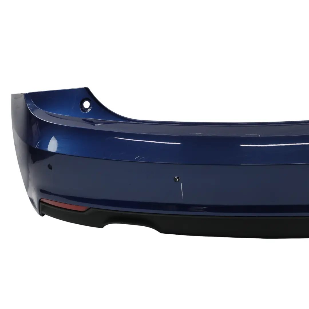 Audi A1 8X Rear Bumper Panel Parktronic Scuba Blue Metallic - X5Q - SKU 8XA807067A-SCB - Part number 8XA807067A
