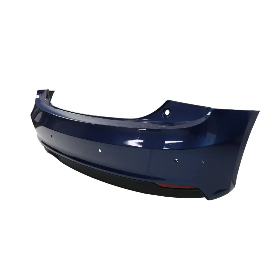 Audi A1 8X Rear Bumper Panel Parktronic Scuba Blue Metallic - X5Q - SKU 8XA807067A-SCB - Part number 8XA807067A