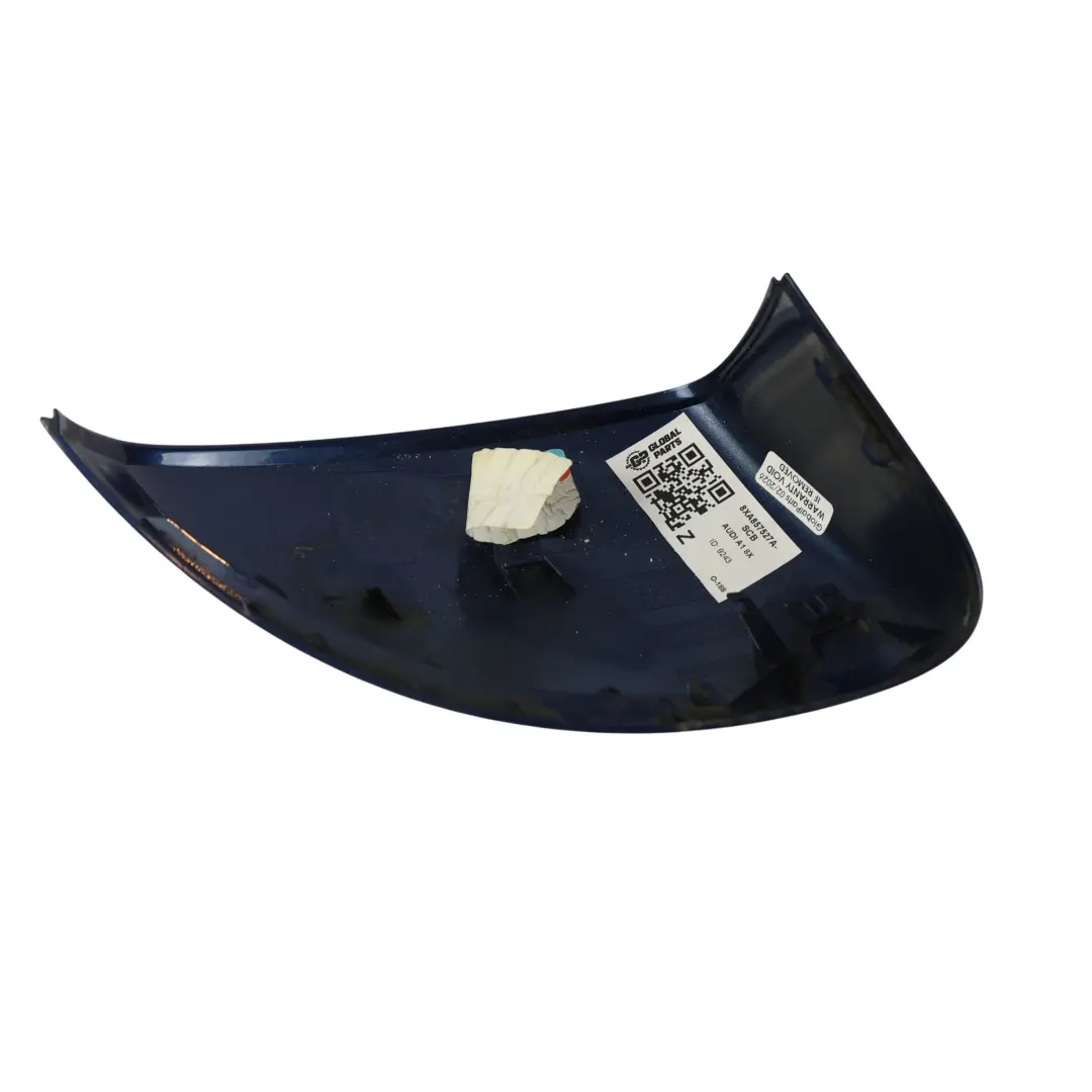 Außen Spiegel Gehäuse Kappe Links Scuba Blau - X5Q für Audi A1 8X mit Teilenummer 8XA857527A Audi A1 8X Außen Spiegel Gehäuse Kappe Links Scuba Blau - X5Q - SKU 8XA857527A-SCB - Teilenummer 8XA857527A