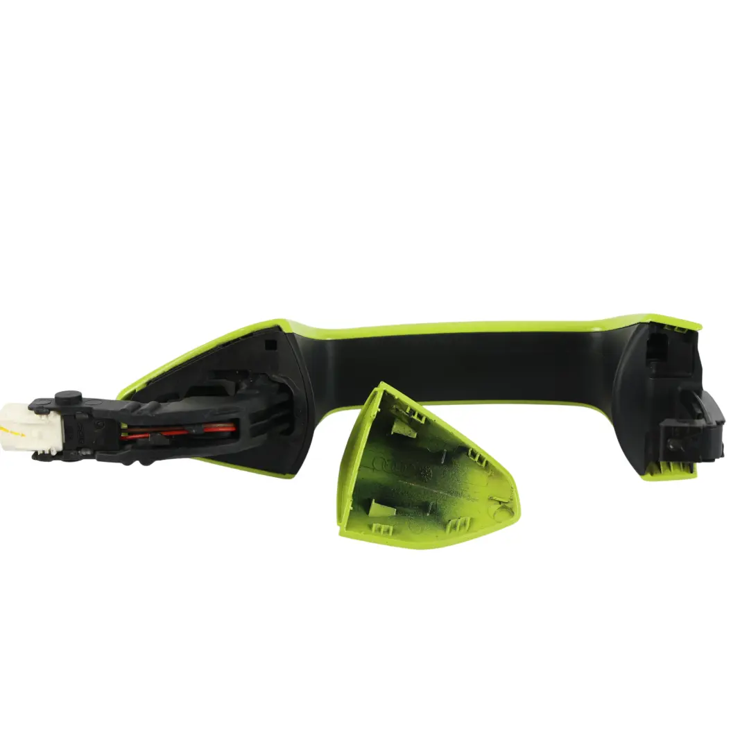 Skoda Octavia VRS Door Handle Outer Front Rear Left N/S Green G6E - SKU 8Y0959121-MAM - Part number 8Y0959121
