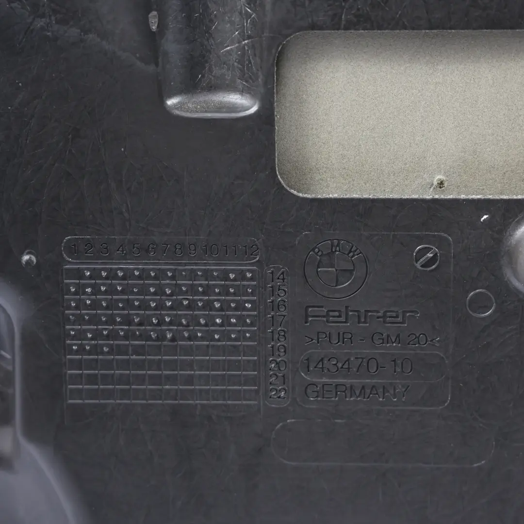 BMW F23 LCI Cabrio Rear Seat Backrest Bench Couch Sofa Leather Dakota Black - SKU 9109307 - Part number 9109307