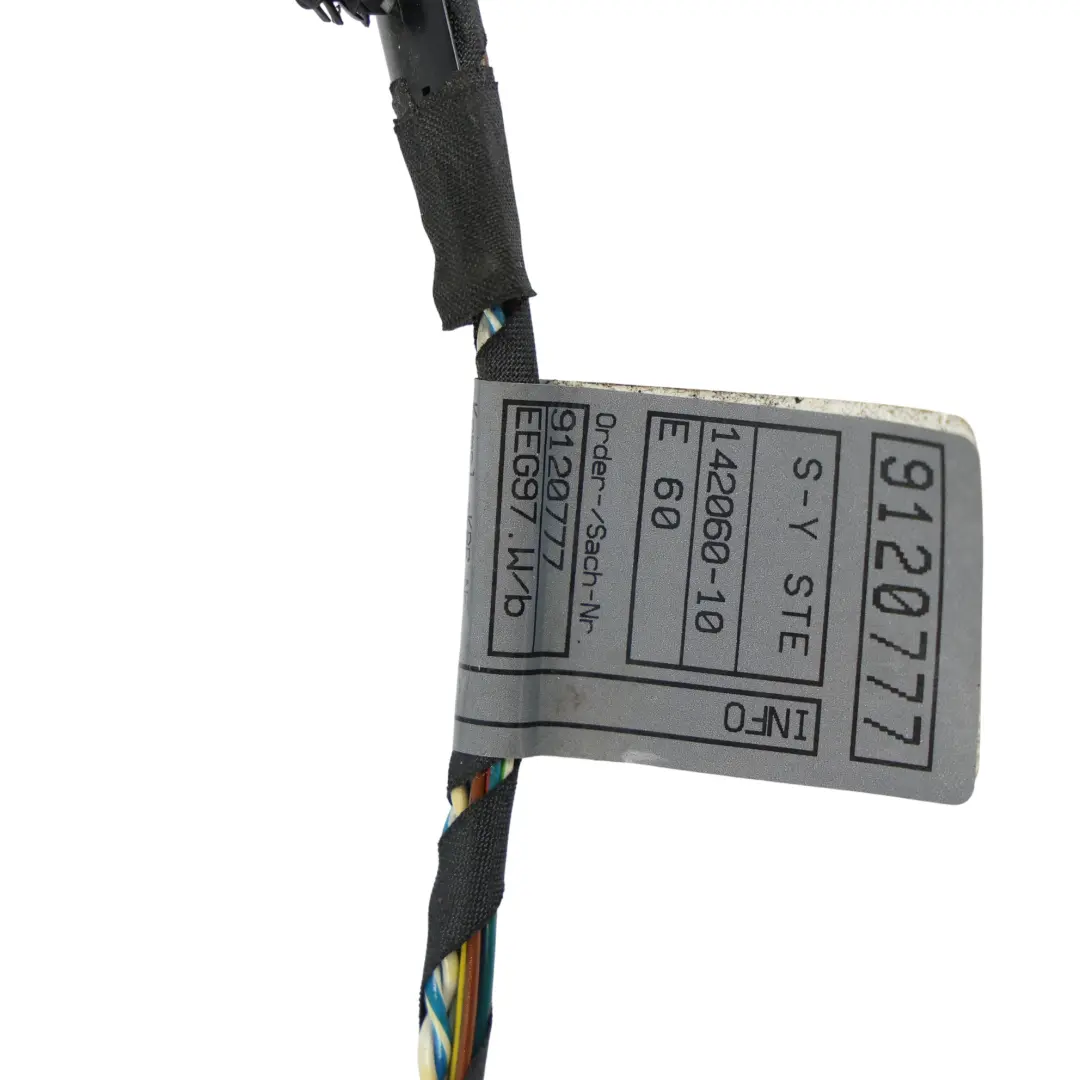BMW E60 E61 LCI Juego Cables Arnés Cableado Puerta Lado Conductor - SKU 9120777 - Número de pieza 9120777