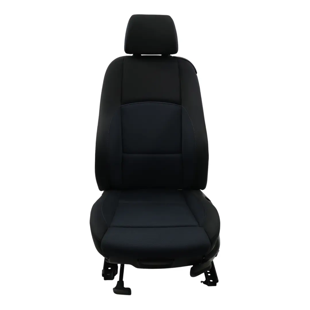 BMW E81 Fotel Przedni M Sport Lewy Przód Tkanina Monaco Niebiesko Czarny - SKU 9124291-2 - Numer Części 9124291