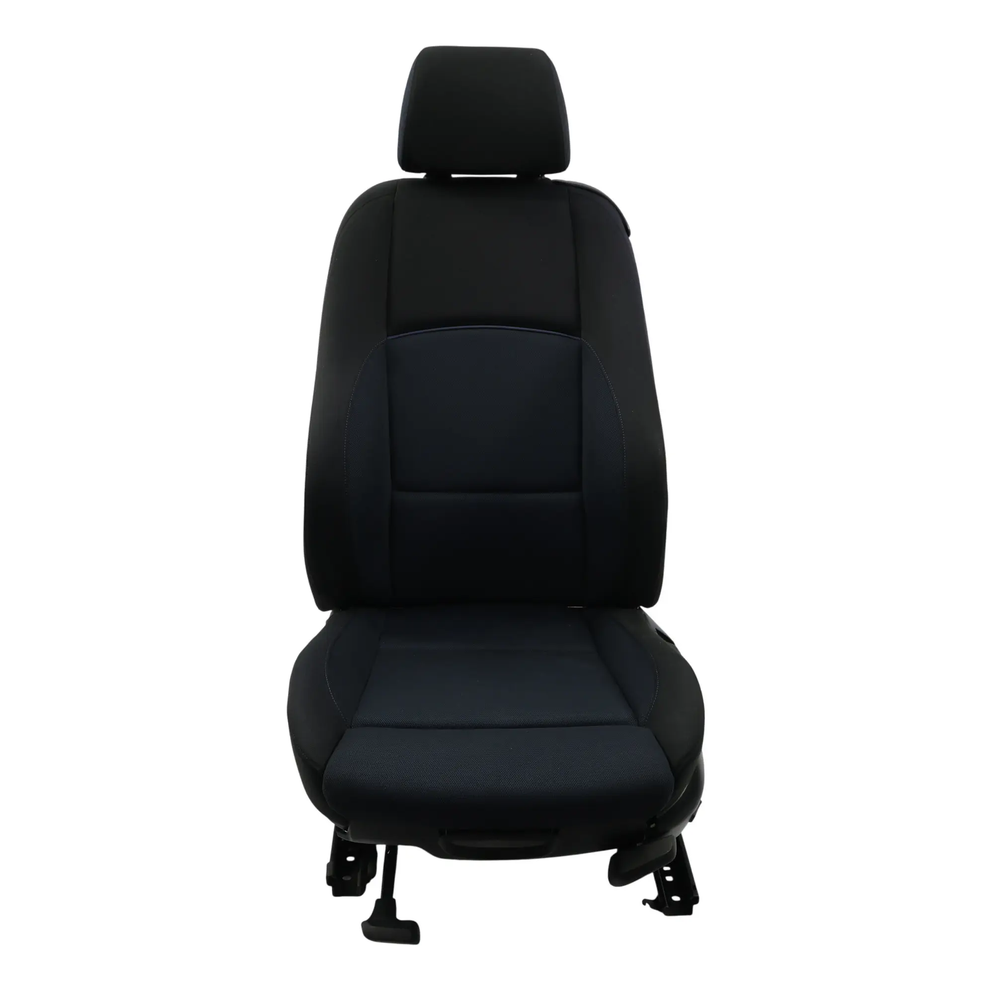 BMW E81 Front Seat M Sport Left N/S Interior Cloth Fabric Network Monaco Blue