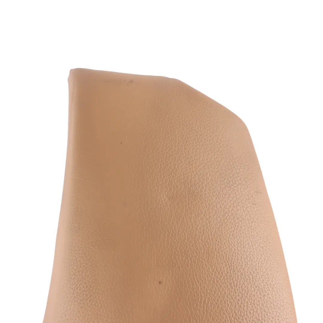 BMW E61 Rear Seat Side Finisher Lateral Leather Natur Brown Left N/S - SKU 9126197 - Part number 9126197