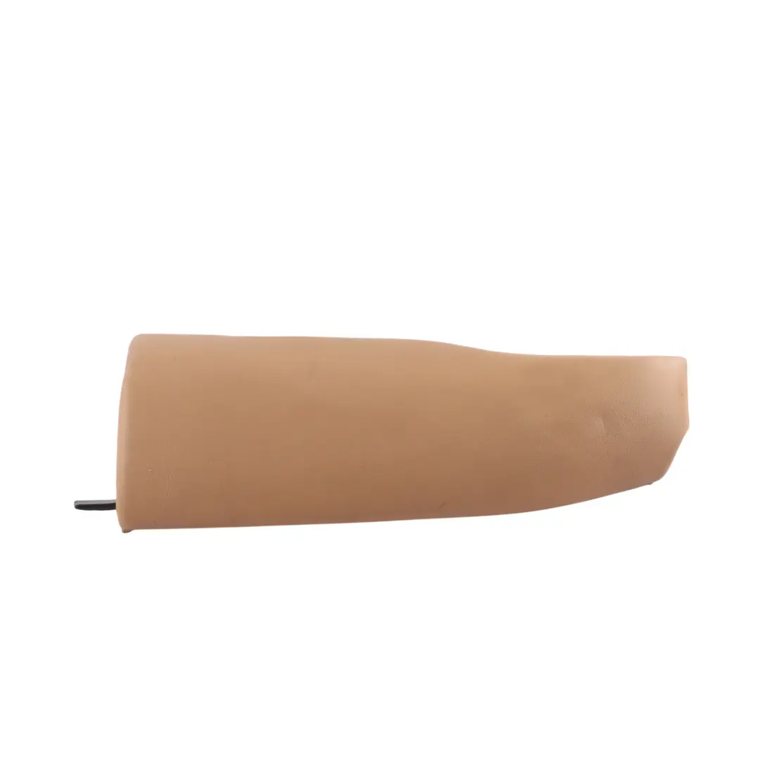 BMW E61 Rear Seat Side Finisher Lateral Leather Natur Brown Left N/S - SKU 9126197 - Part number 9126197