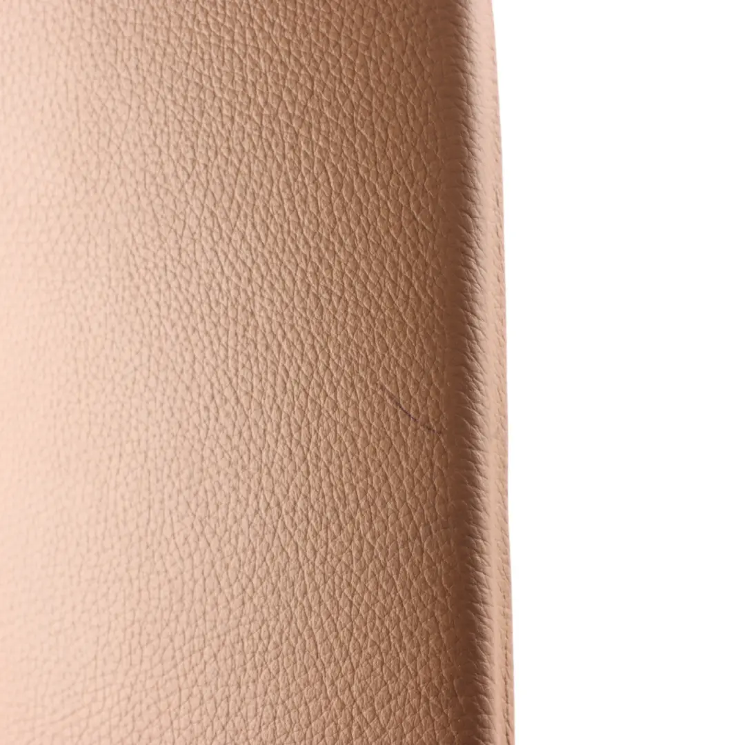 BMW E61 Rear Seat Side Finisher Lateral Leather Natur Brown Left N/S - SKU 9126197 - Part number 9126197