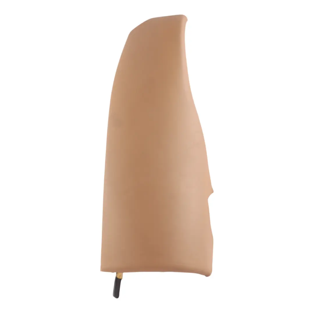 BMW E61 Rear Seat Side Finisher Lateral Leather Natur Brown Right O/S - SKU 9126198 - Part number 9126198