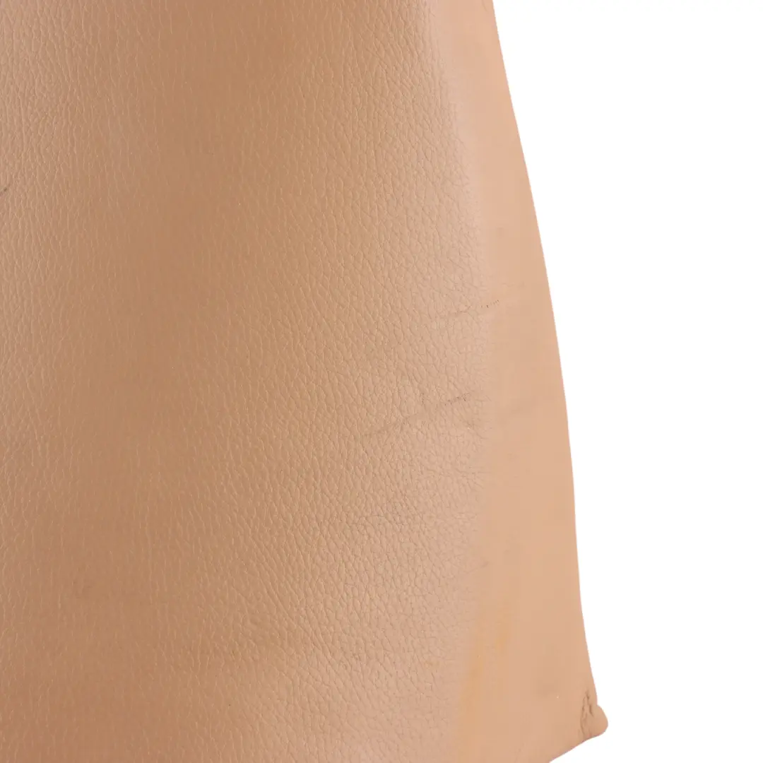 BMW E61 Rear Seat Side Finisher Lateral Leather Natur Brown Right O/S - SKU 9126198 - Part number 9126198