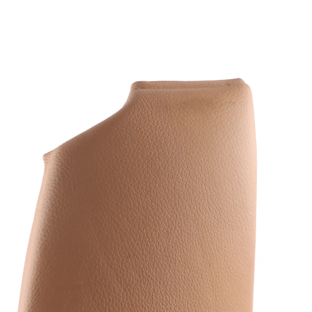 BMW E61 Rear Seat Side Finisher Lateral Leather Natur Brown Right O/S - SKU 9126198 - Part number 9126198