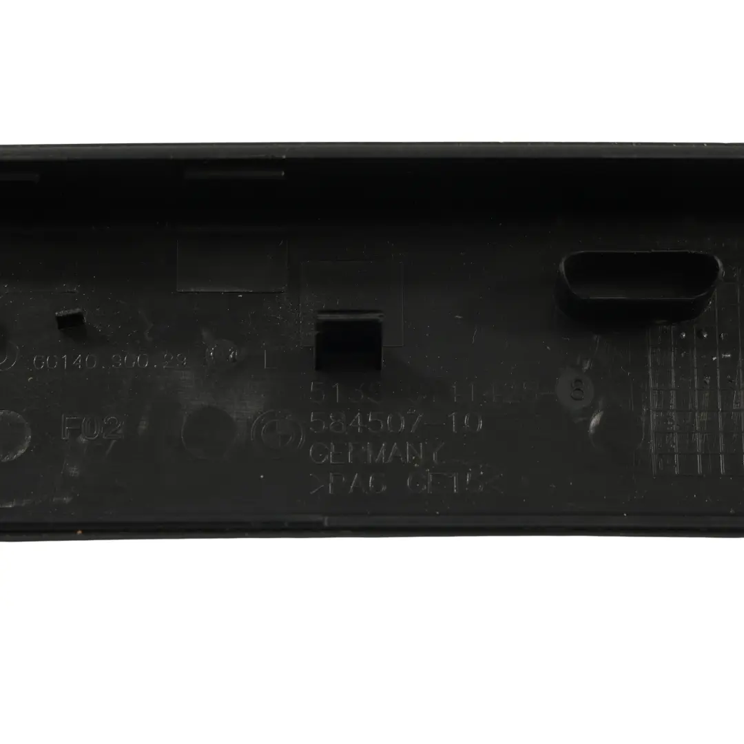 BMW F01 F02 Pannello Copertura Finestrino Laterale Posteriore Sinistro - SKU 9141425 - Numero di parte 9141425