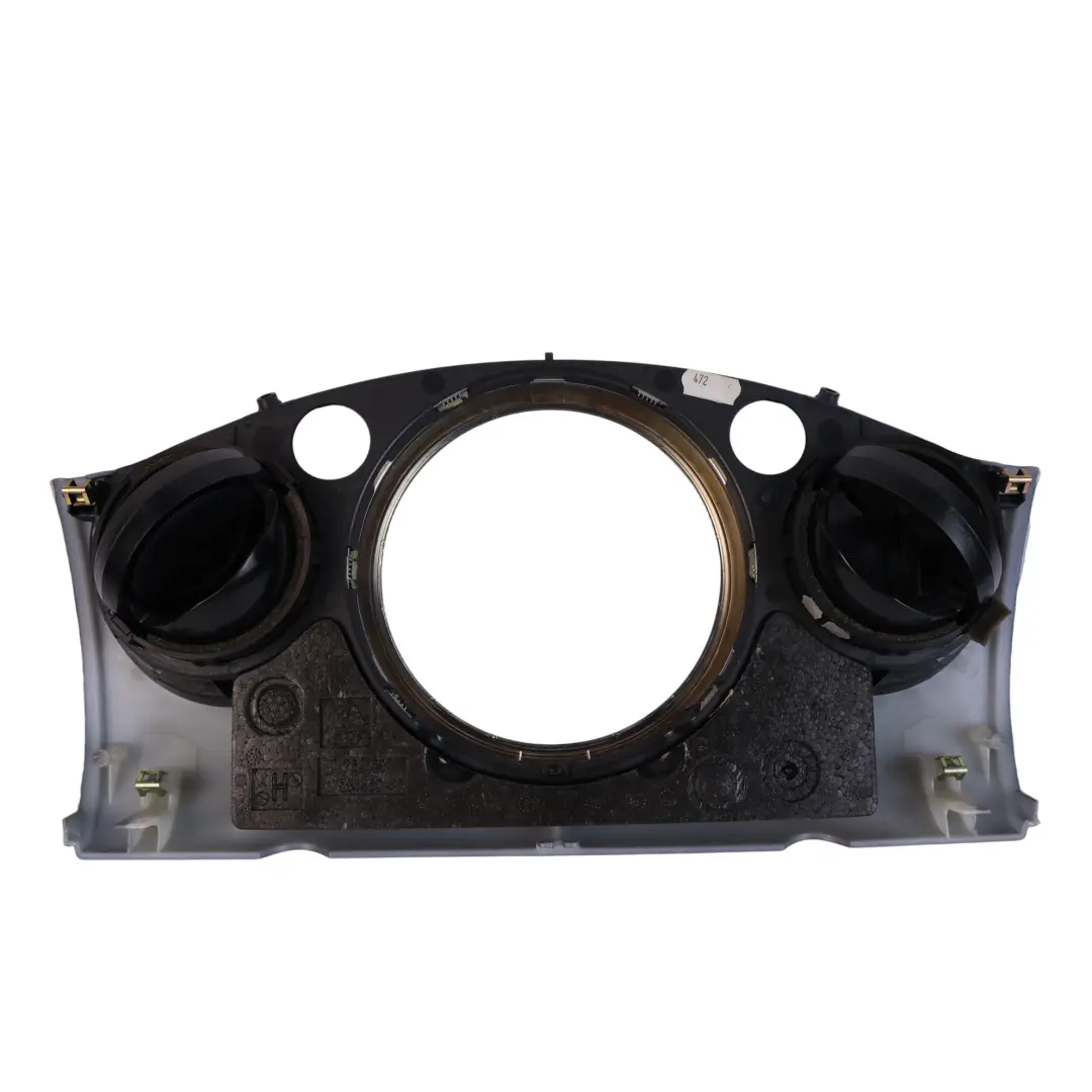 Salpicadero Central Porta Respiraderos Antracita para Mini Cooper R50 R53 con número de pieza 9141918 Mini Cooper R50 R53 Salpicadero Central Porta Respiraderos Antracita - SKU 9141918-12 - Número de pieza 9141918