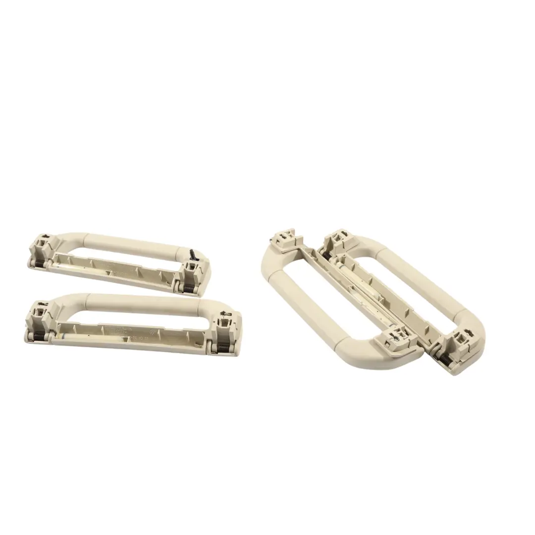 Headliner Roof Handle Grab Left Right Set X4 Beige to Range Rover L322 with Part number 9143553 Range Rover L322 Headliner Roof Handle Grab Left Right Set X4 Beige - SKU 9143553 - Part number 9143553