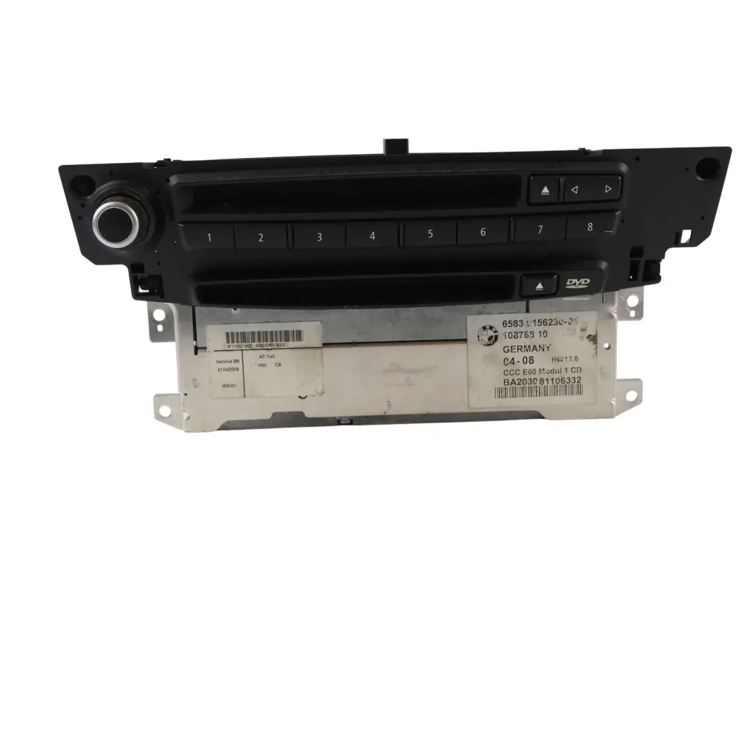 BMW E60 E61 E63 Komputer Nawigacji Professional CCC NA CZĘŚCI - SKU 9156230-1 - Numer Części 9156230