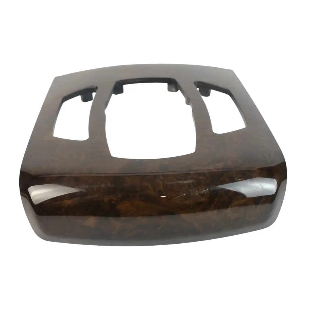 BMW F01 F02 Consola Central Idrive Controlador Cubierta Madera Nogal - SKU 9164596 - Número de pieza 9164596