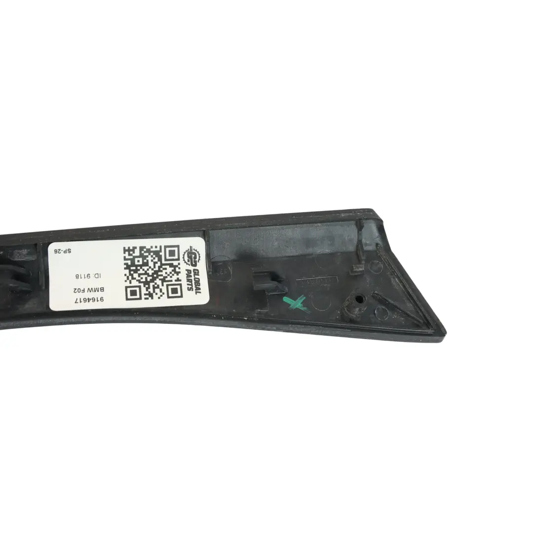 BMW F01 F02 Console Centrale Bande D'Habillage Gauche Bois Noyer - SKU 9164617 - Numéro de pièce 9164617