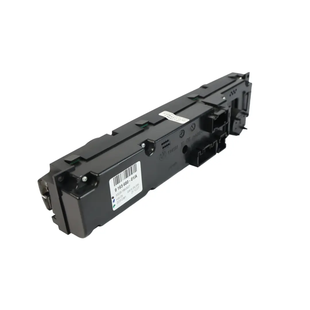 Climate Control Panel Automatic Air Conditioning A/C to BMW X5 E70 X6 E71 with Part number 9165680 BMW X5 E70 X6 E71 Climate Control Panel Automatic Air Conditioning A/C - SKU 9165680 - Part number 9165680