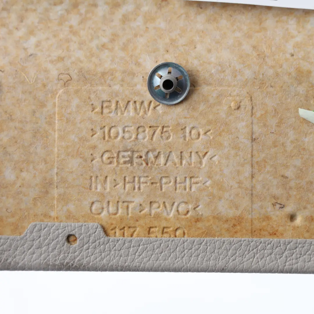 Front Seat Cover Upper Rear Panel Comfort Oyster to BMW F01 F02 F03 F10 F11 with Part number 9173678 BMW F01 F02 F03 F10 F11 Front Seat Cover Upper Rear Panel Comfort Oyster - SKU 9173678-1 - Part number 9173678