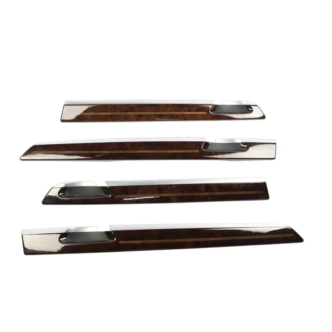 BMW F01 F02 Console Dashboard Cover Trim Ashtray Nutwood SET KIT - SKU RHD-9173886-1 - Part number 9173886