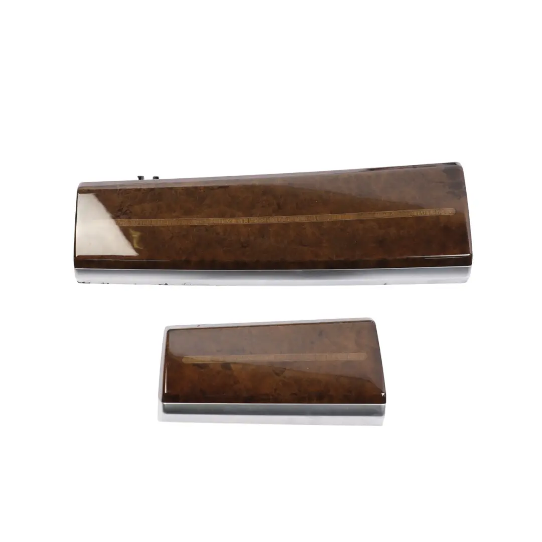 BMW F01 F02 Console Dashboard Cover Trim Ashtray Nutwood SET KIT - SKU RHD-9173886-1 - Part number 9173886