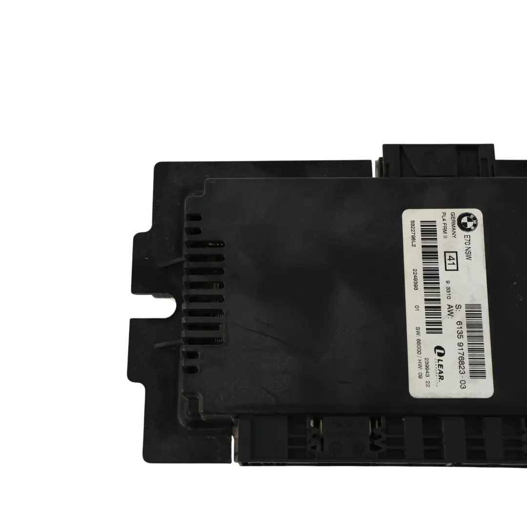 Moduł Sterownik Świateł LEAR PL4 FRM II do BMW X5 E70 o numerze 9176823 BMW X5 E70 Moduł Sterownik Świateł LEAR PL4 FRM II - SKU 9176823 - Numer Części 9176823