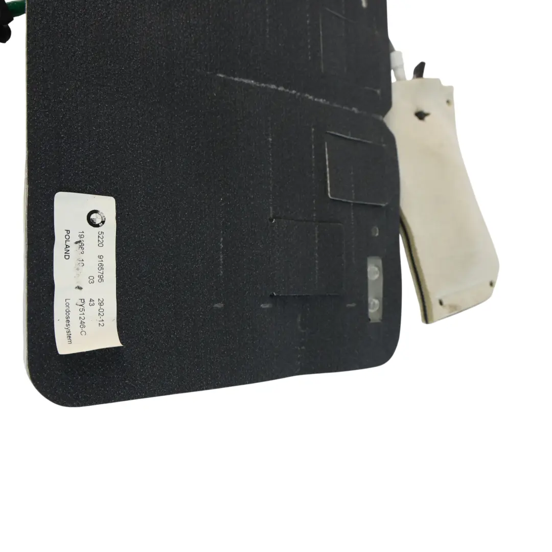 Sedile Anteriore Lordosi Lombare Pannello 9165795 per BMW E60 X5 E70 F01 F02 con numero di parte 9180625 BMW E60 X5 E70 F01 F02 Sedile Anteriore Lordosi Lombare Pannello 9165795 - SKU 9180625-2 - Numero di parte 9180625