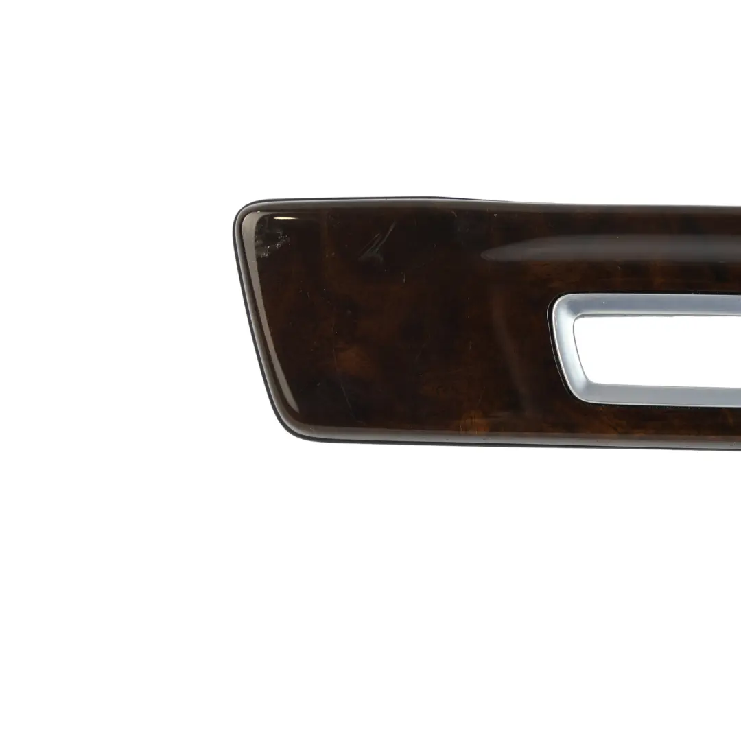 Consola Central Trasera Portavasos Bandeja Listón Madera para BMW X5 E53 con número de pieza 9181853 BMW X5 E53 Consola Central Trasera Portavasos Bandeja Listón Madera - SKU 9181853 - Número de pieza 9181853