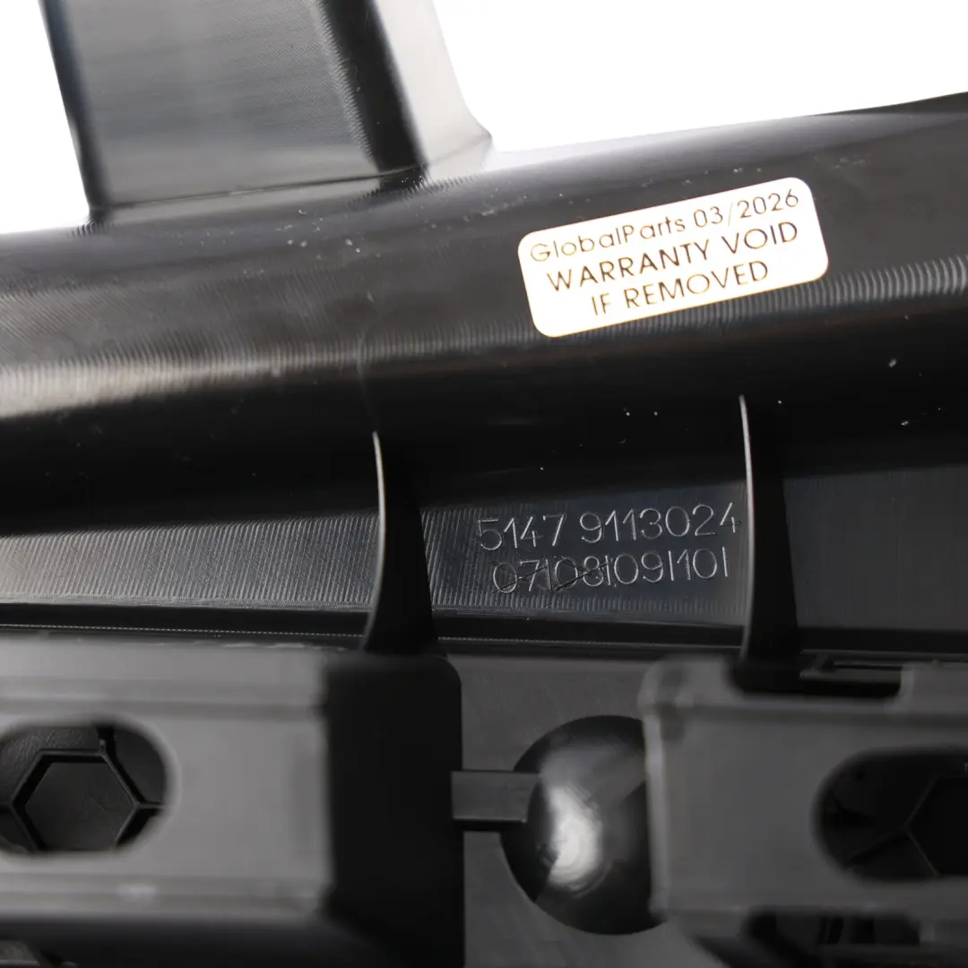 BMW F01 F04 Cover Strip Entrance Inner Rear Right O/S Black 9113024 - SKU 9121914 - Part number 9121914