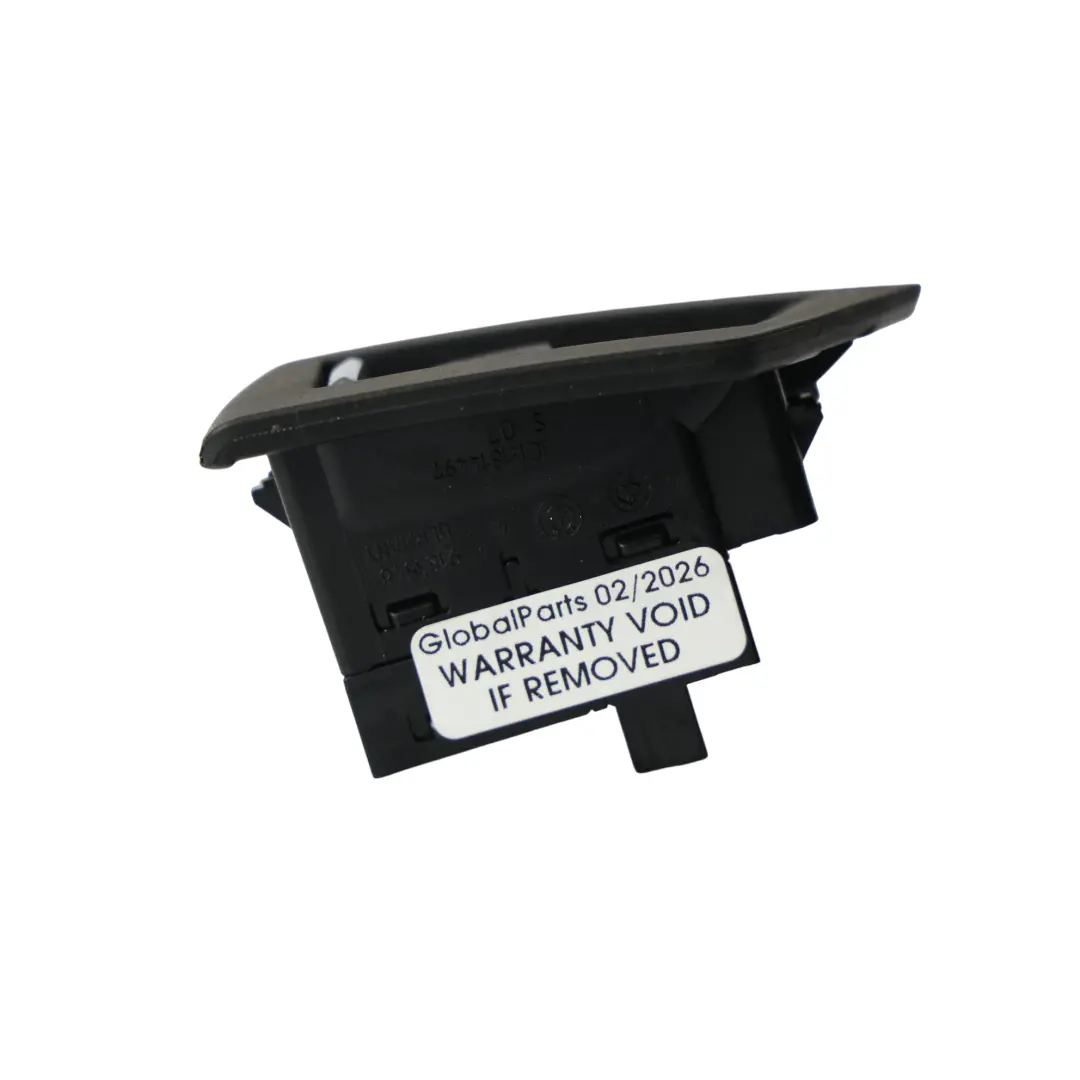 BMW F10 F11 Botón Interruptor Marco Elevador Negro Trasero Derecho - SKU 9183548 - Número de pieza 9183548