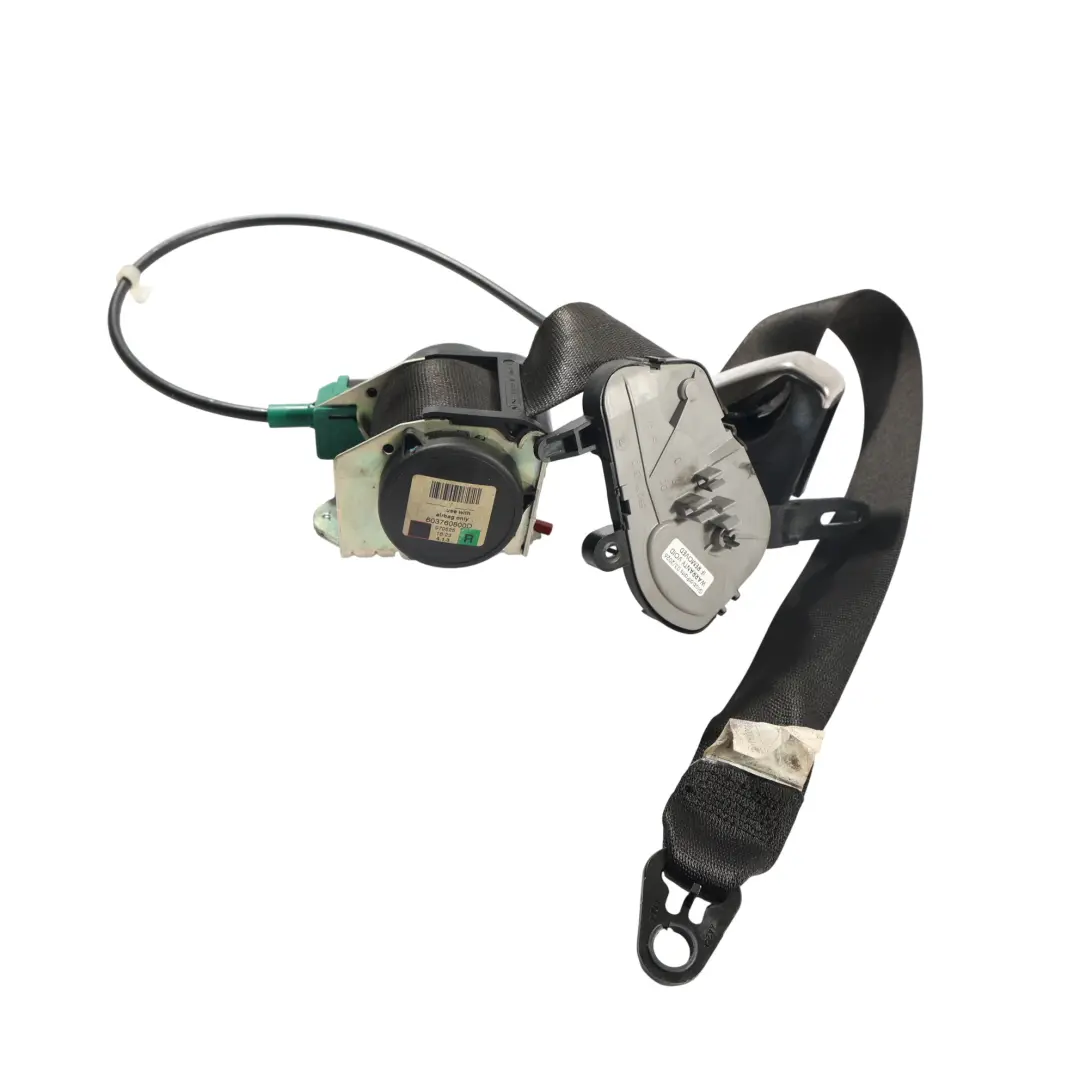 BMW E93 Convertible Front Seat Belt Upper Left N/S Black 6065400 - SKU 9190213-1 - Part number 9190213