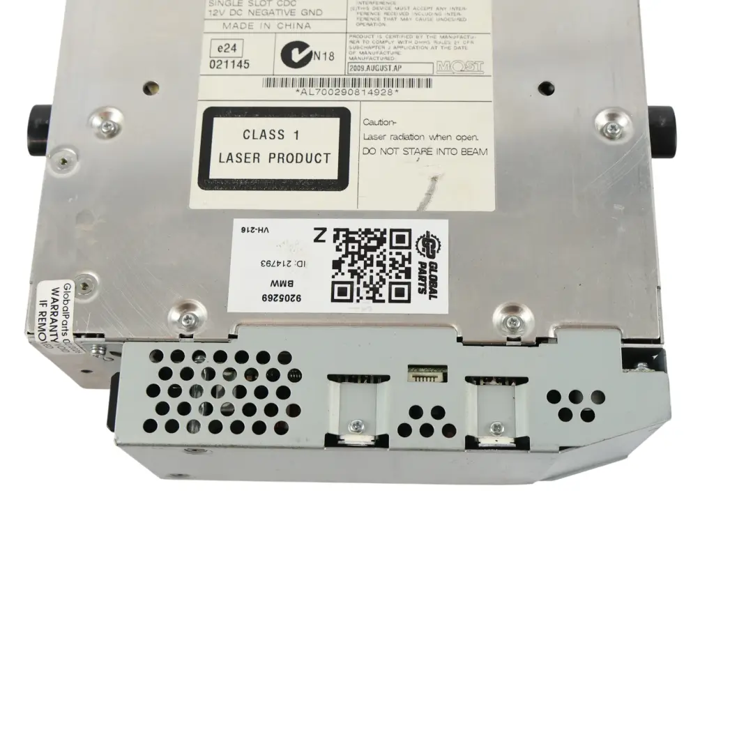 Fach CD Wechsler für BMW X5 E70 X6 E71 Mini Cooper R55 R56 R57 6 mit Teilenummer 9205269 BMW X5 E70 X6 E71 Mini Cooper R55 R56 R57 6 Fach CD Wechsler - SKU 9205269 - Teilenummer 9205269