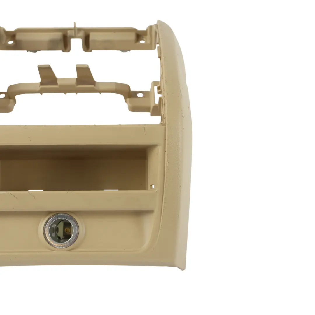 Consola Central Trasera Cubierta Panel Beige 9206664 para BMW F10 F11 LCI con número de pieza 9206781 BMW F10 F11 LCI Consola Central Trasera Cubierta Panel Beige 9206664 - SKU 9206781-2 - Número de pieza 9206781