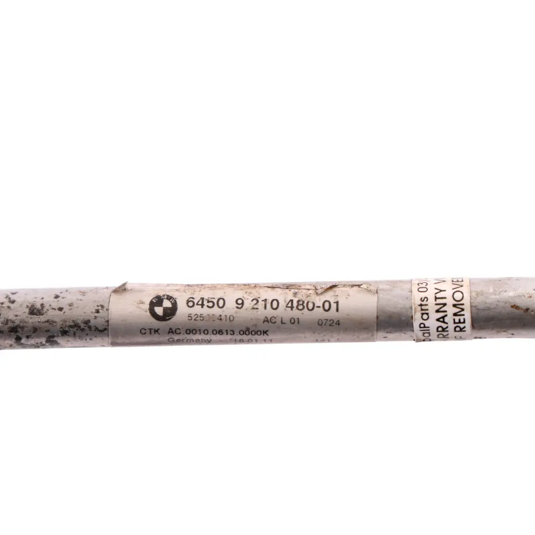 Conditioning Pipe Hose Tube Line to BMW E82 E88 E90 LCI E92 LCI Air with Part number 9210480 BMW E82 E88 E90 LCI E92 LCI Air Conditioning Pipe Hose Tube Line - SKU 9210480 - Part number 9210480