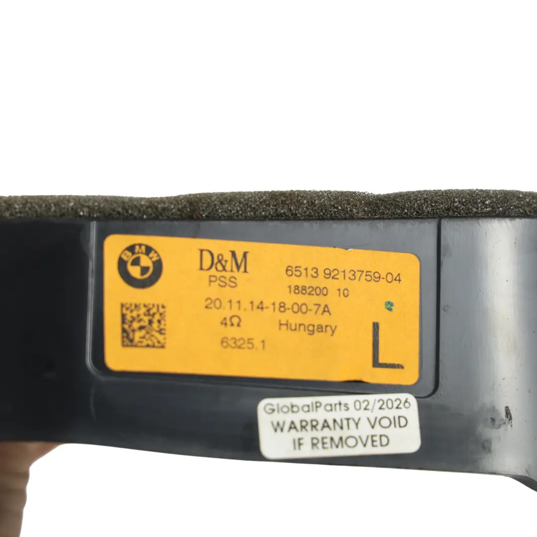 BMW X3 F25 Lautsprecher Hochtöner Hi-Fi Halterung D-Säule Links - SKU 9213759-1 - Teilenummer 9213759