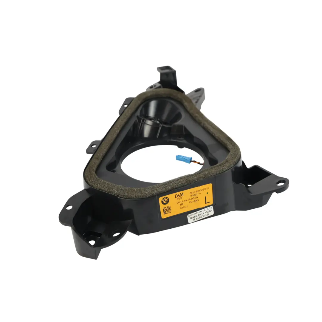 BMW X3 F25 Speaker Tweeter Hi-Fi Mount Bracket D-Pillar Left N/S - SKU 9213759-1 - Part number 9213759
