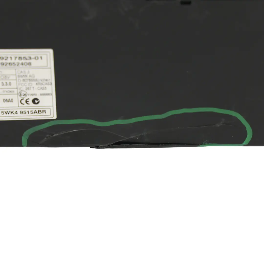 CAS 3 ECU Module Lecture Clé pour BMW E60 E81 E87 E90 Mini R56 à propos du numéro de pièce 9217853 BMW E60 E81 E87 E90 Mini R56 CAS 3 ECU Module Lecture Clé - SKU 9217853-1 - Numéro de pièce 9217853