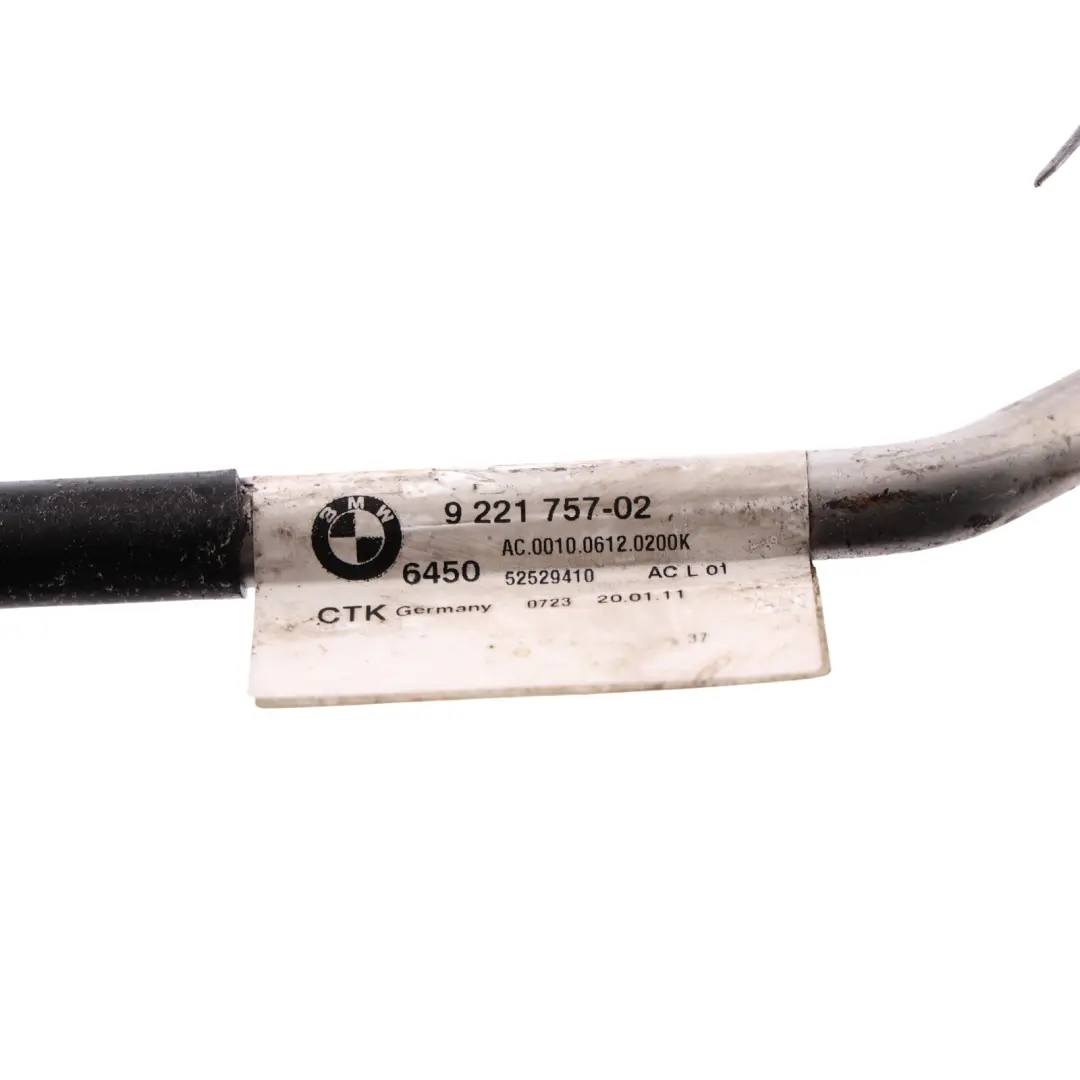 BMW E90 E91 E92 E93 LCI Air Conditioning A/C Pressure Pipe Hose Line N55 - SKU 9221757 - Part number 9221757