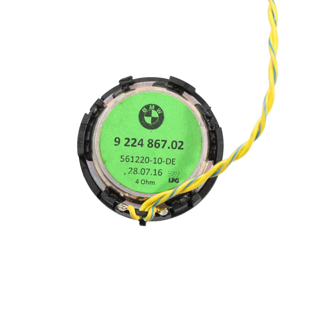 BMW F07 F10 F11 F12 Altoparlante Porta Bang Olufsen Sinistra Destra - SKU 9224867 - Numero di parte 9224867