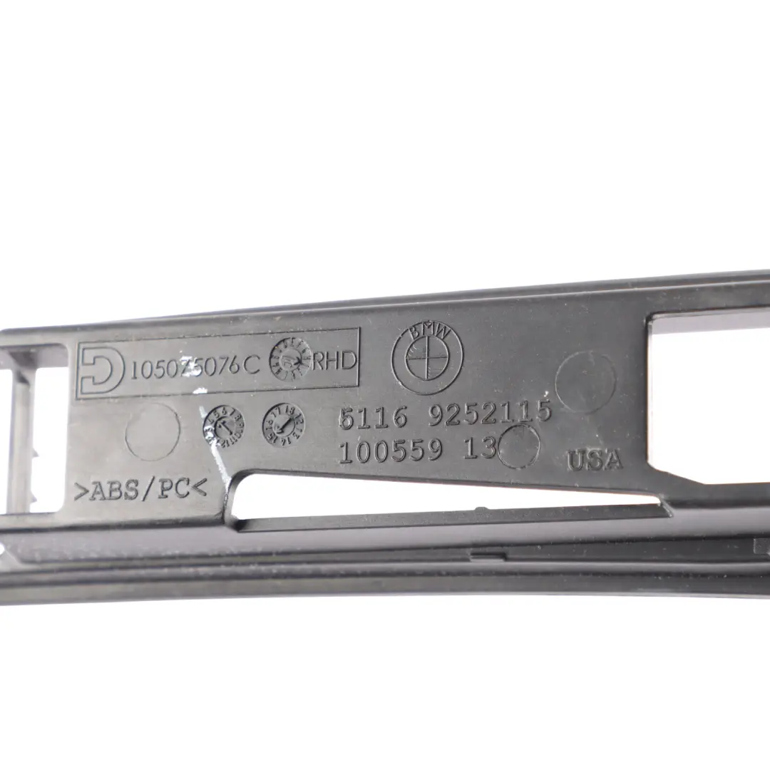 BMW X5 F15 X6 F16 Centre Console Cover Gear Selector Lever Frame Panel - SKU RHD-9252115 - Part number 9252115