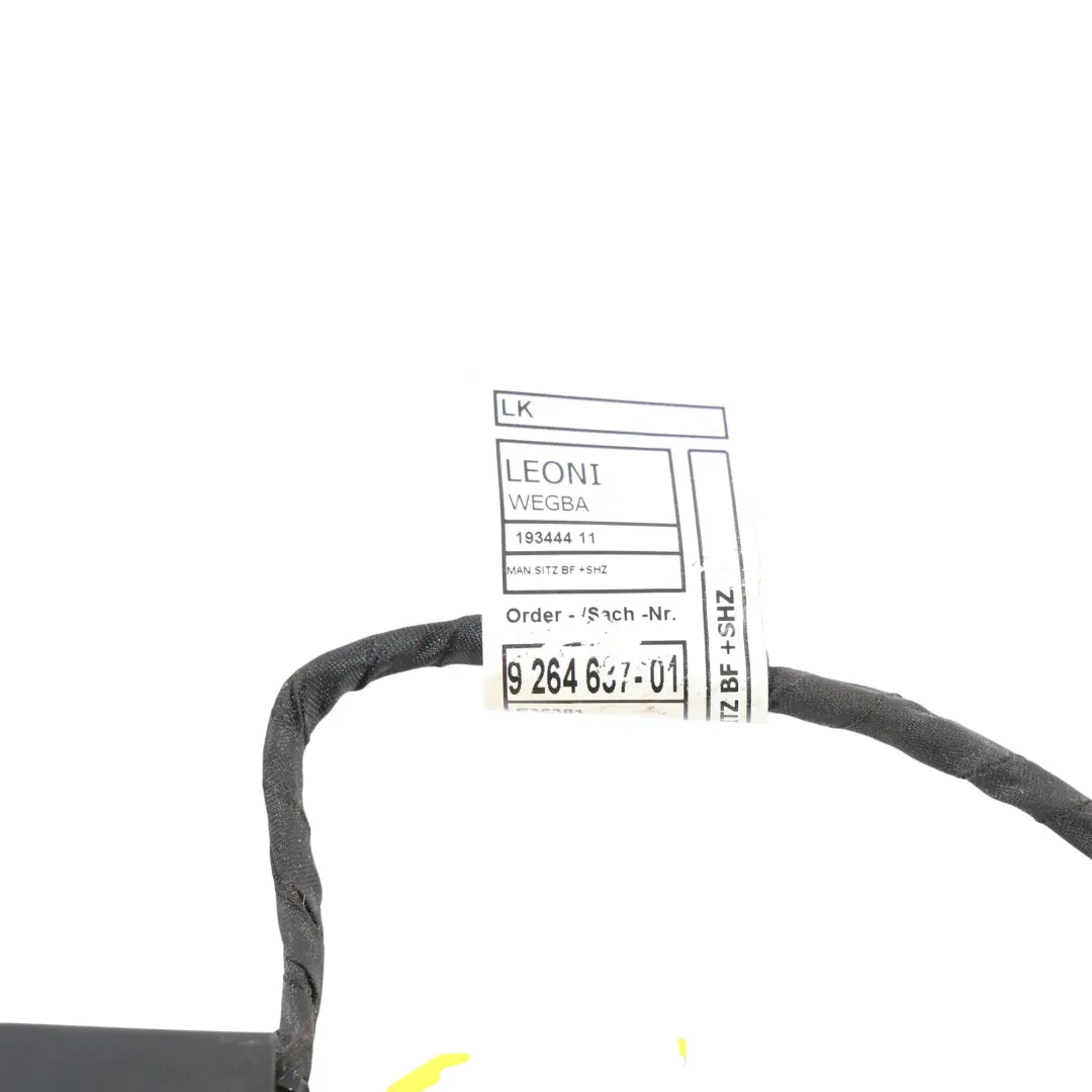 BMW X5 F15 Connecteur De Câble De Faisceau De Siège Avant Droit - SKU 9264637 - Numéro de pièce 9264637