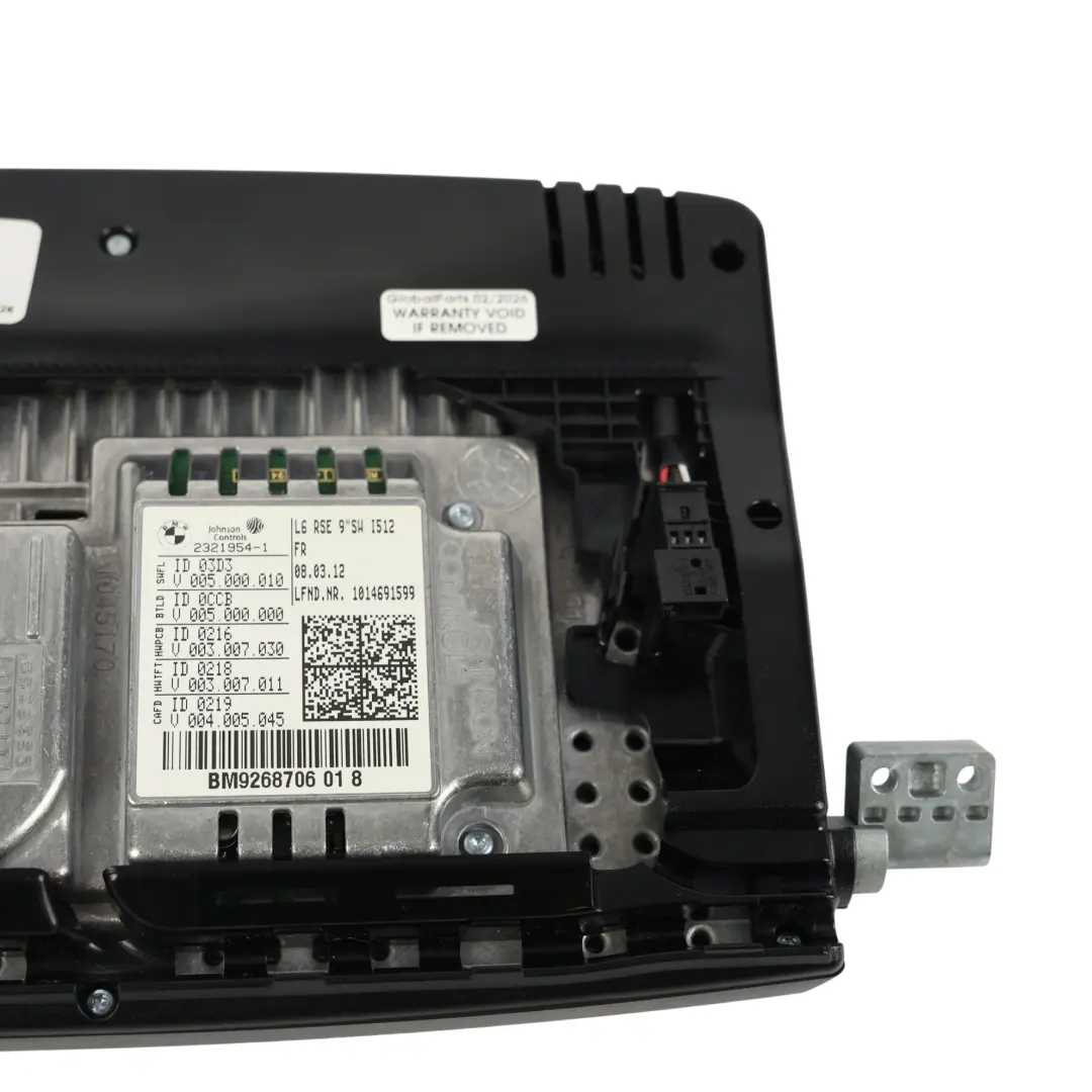 BMW F01 F02 F04 F10 Monitor Wyświetlacz Tył Lewy Prawy 9,2" Czarny - SKU 9268706-1 - Numer Części 9268706