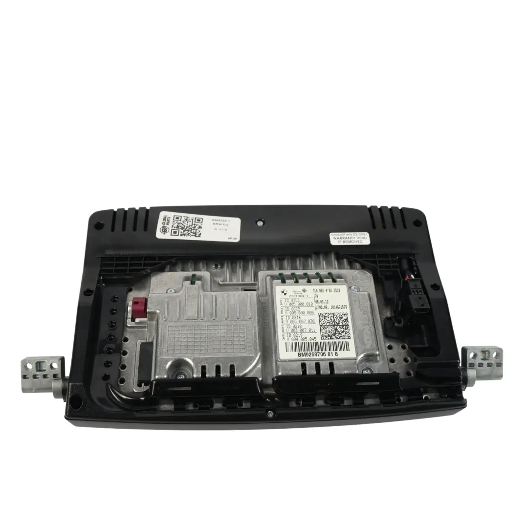 Compartment Monitor Left Right N/O/S 9,2" Black to BMW F01 F02 F04 F10 Rear with Part number 9268706 BMW F01 F02 F04 F10 Rear Compartment Monitor Left Right N/O/S 9,2" Black - SKU 9268706-1 - Part number 9268706