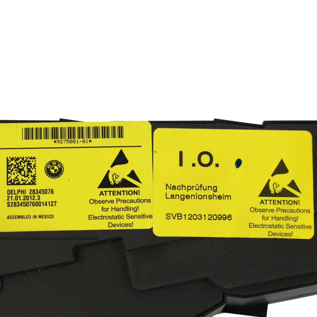 BMW 5 F07 F10 F11 F01 F02 Przełącznik Przedni Regulacja Fotela Lewy - SKU 9275081 - Numer Części 9275081