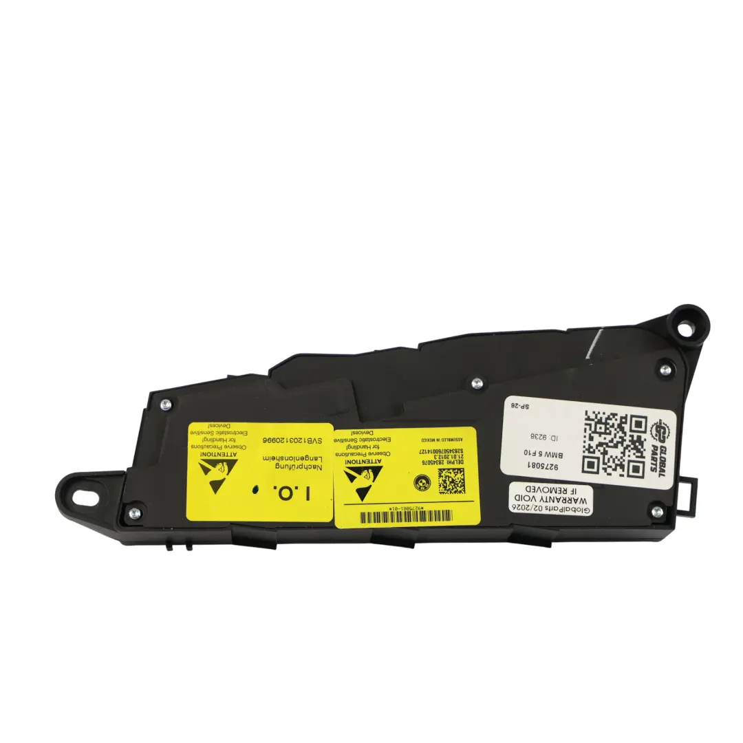 Commutateur Avant Siège De Contrôle Réglage Gauche pour BMW 5 F07 F10 F11 F01 à propos du numéro de pièce 9275081 BMW 5 F07 F10 F11 F01 Commutateur Avant Siège De Contrôle Réglage Gauche - SKU 9275081 - Numéro de pièce 9275081