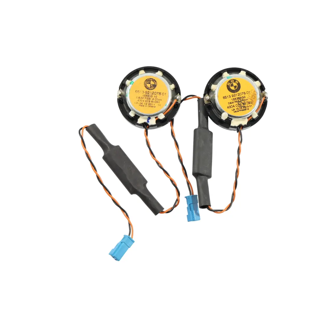 BMW E70 E71 F07 Door Card Speaker Tweeter HiFi Professional Audio 9212078 SET X2 - SKU 9277839-1 - Part number 9277839