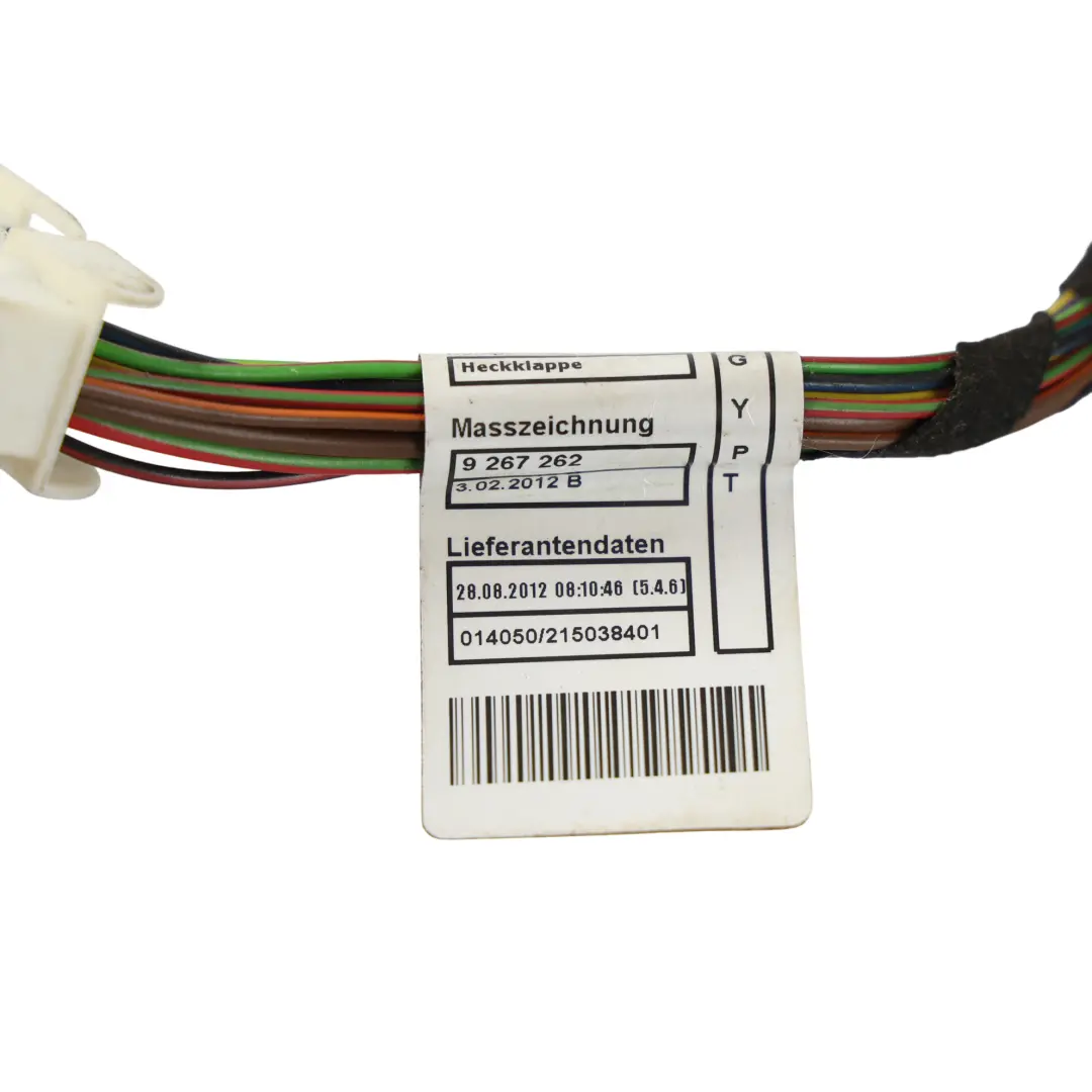 BMW F31 F31 LCI Cableado Tapa Maletero Puerta Compartimento Equipaje - SKU 9289548 - Número de pieza 9289548
