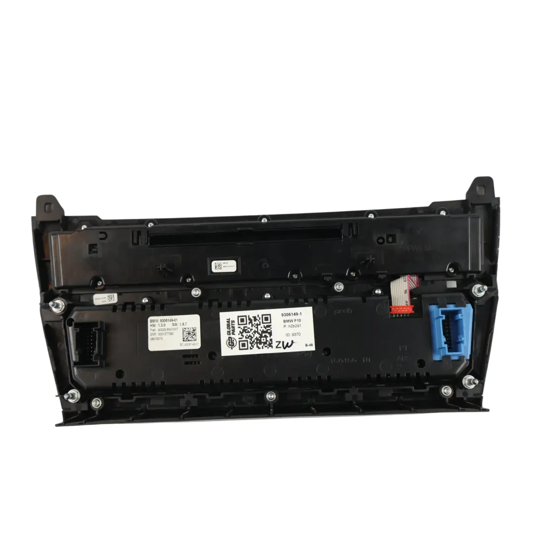 BMW F10 A/C Aria Condizionata Pannello Di Controllo Interruttore - SKU 9306149-1 - Numero di parte 9306149